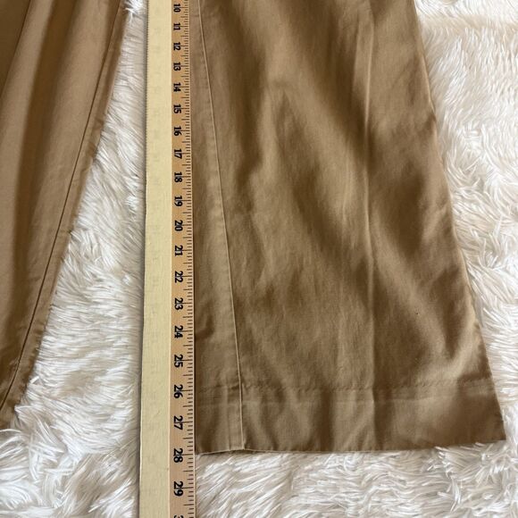 EVERLANE The Way High Drape Trouser Pants Womens Size 0 Short Beige Relaxed - Picture 11 of 13